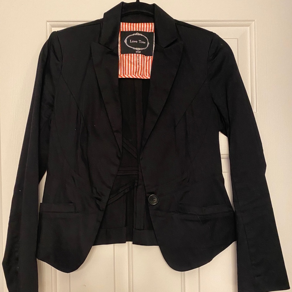 Black womens blazer